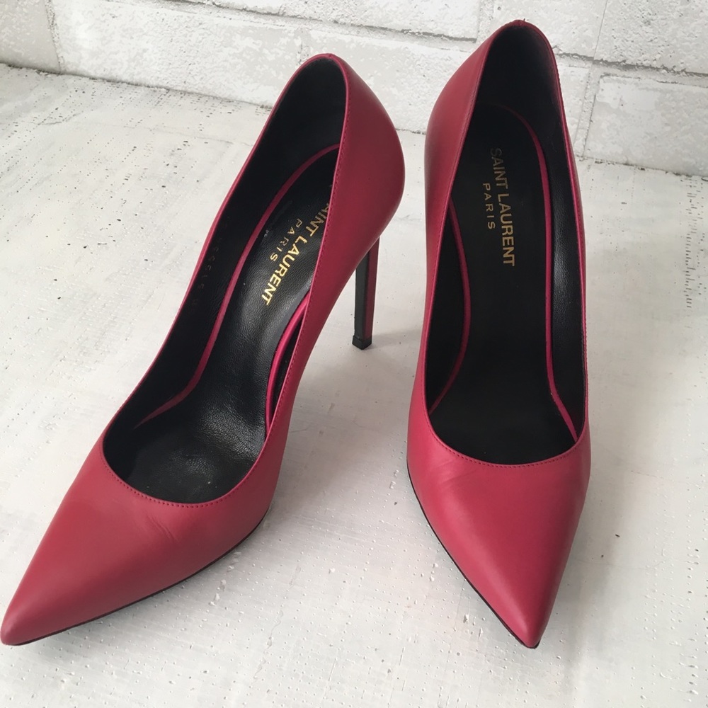 Saint Laurent Paris Pink Pumps